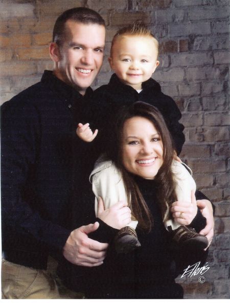The Parr's - Cody and Traci with son Tregan. 